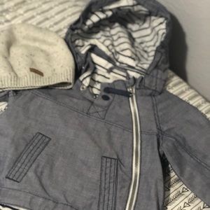 H&M Denim jacket and beanie bundle